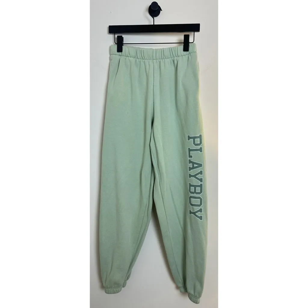 PacSun PLAYBOY by  Sweatpants in Mint Size Small - Image 2