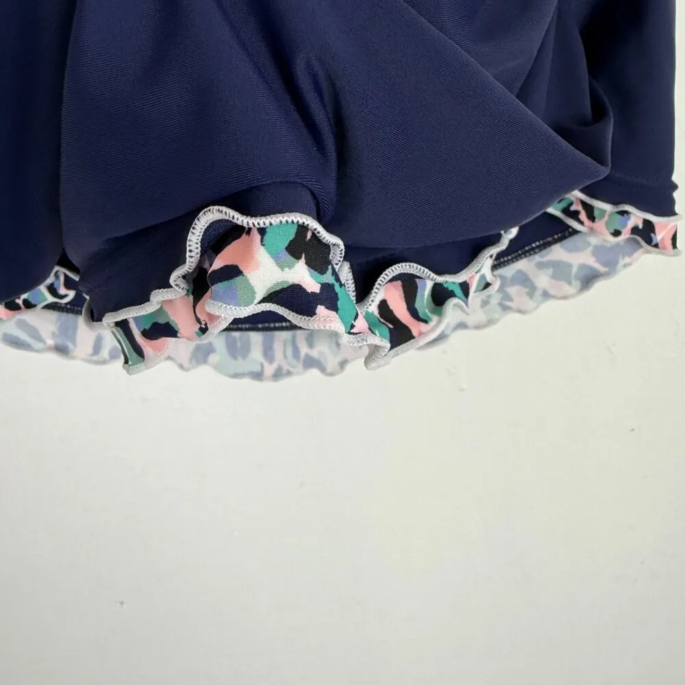 NWT  Mariposa Halterkini Top Tankini Swim Navy Blue Plus Size 14 - Image 5