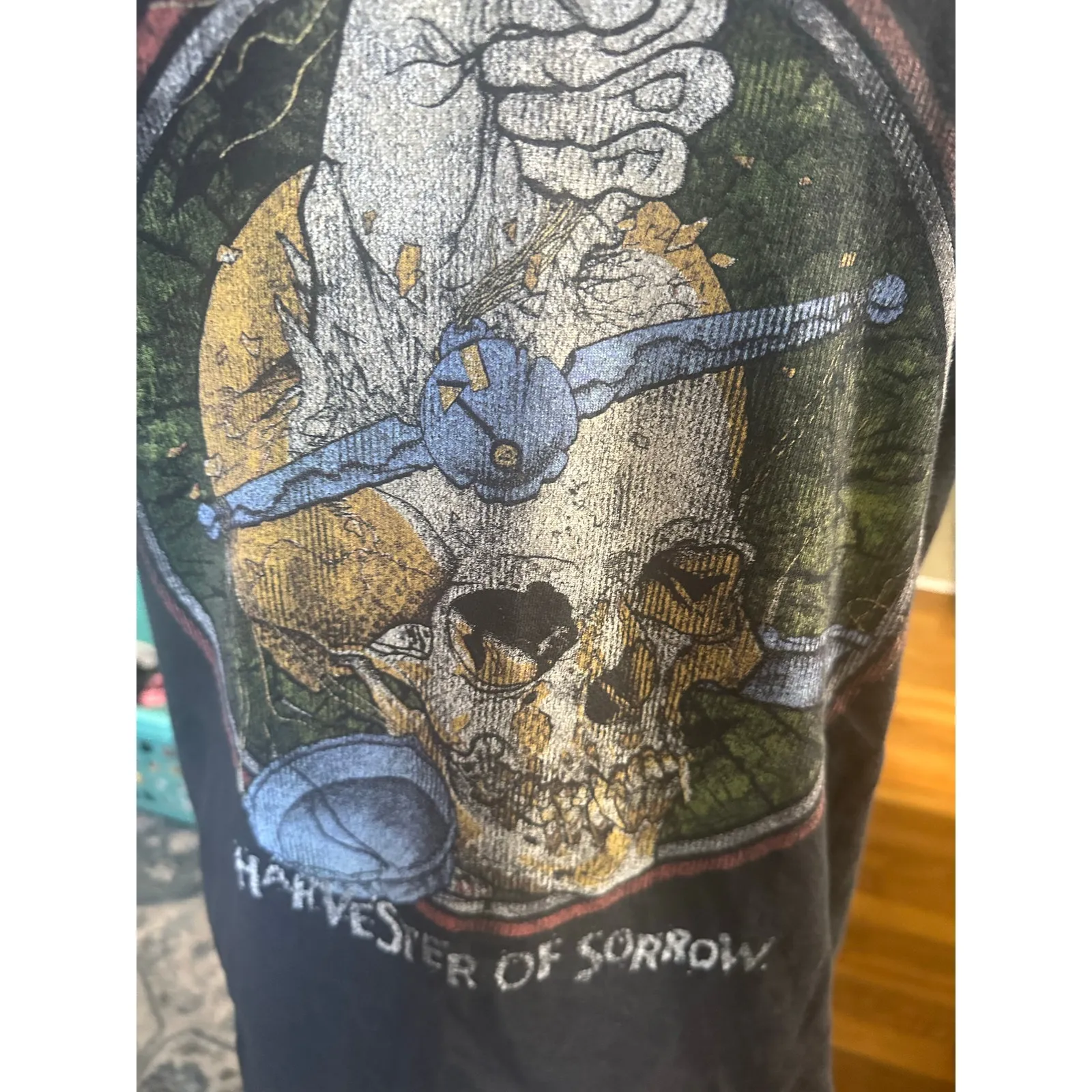 Metallica “Harvester of Sorrow” Graphic Band Tee Size M Black Size M - Image 2