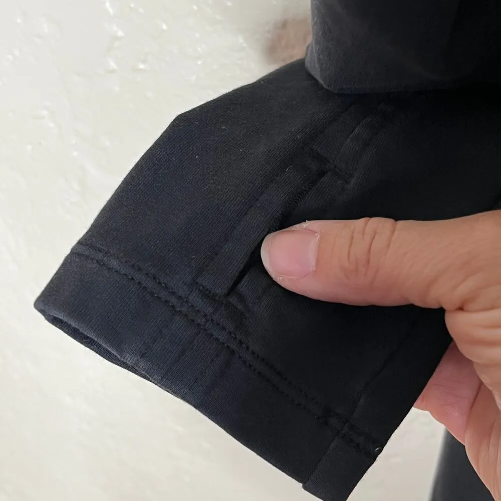 Lululemon Women's Black Rulu Rally Wrap Long Sleeve Jacket with Thumbholes Sz 4 - Image 4