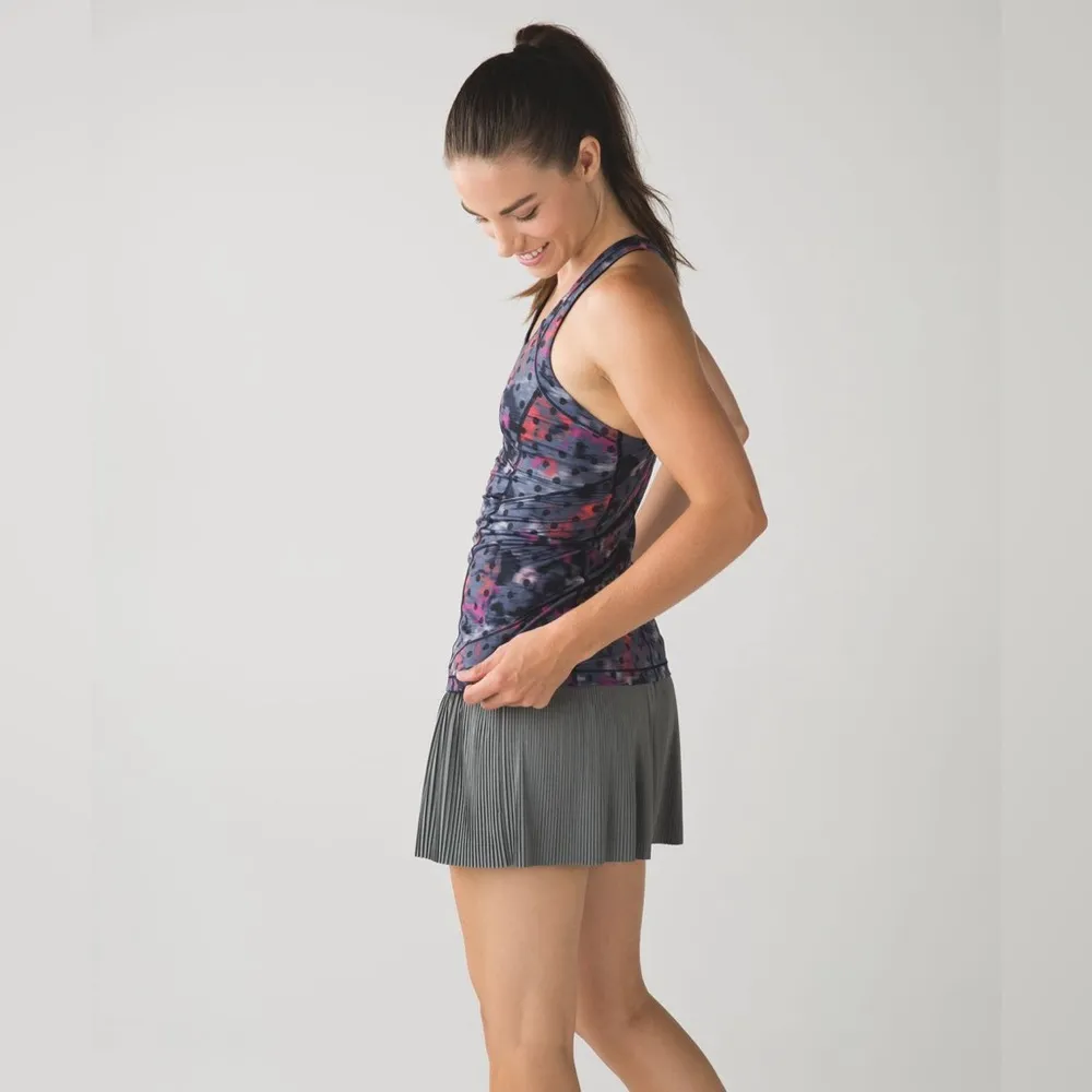 LULULEMON GRAY PINK ORANGE Kanto Catch Me Tank - Image 3