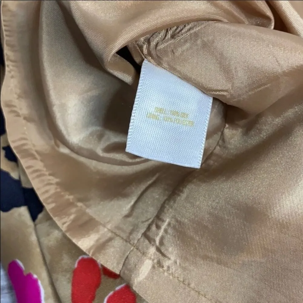 Kate spade silk leopard celesta print bow tank top sz XS - Image 5