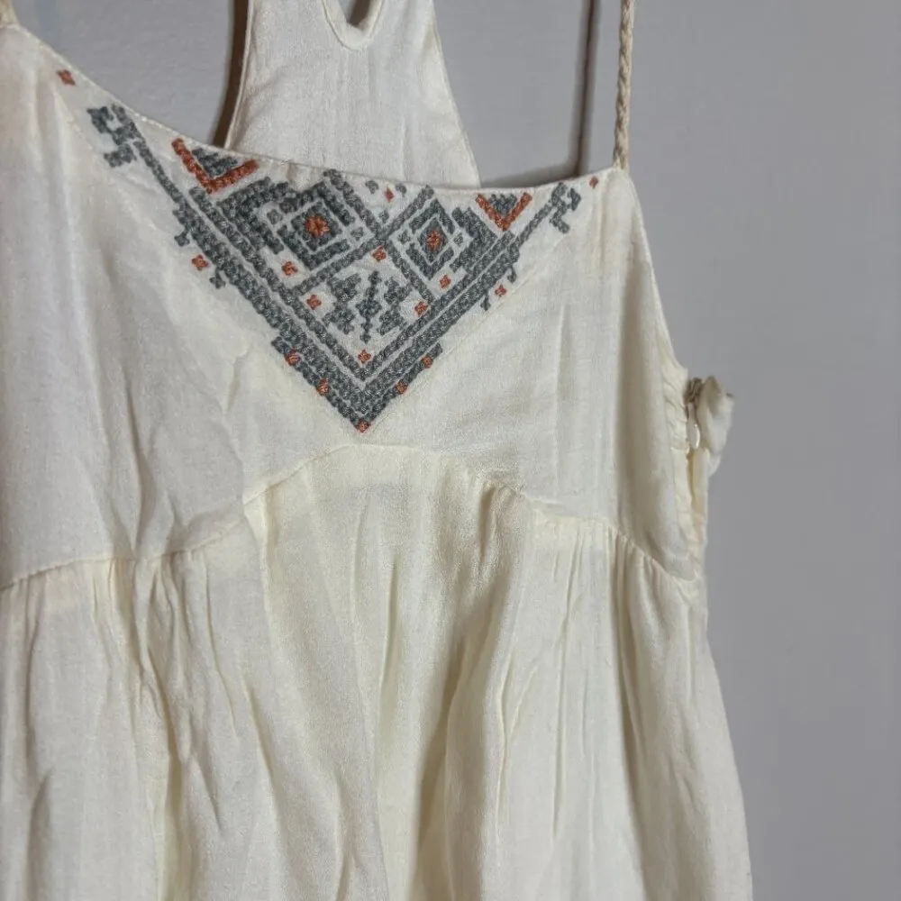Quiksilver Chula Vista Embroidered Ivory Maxi Dress - Image 3