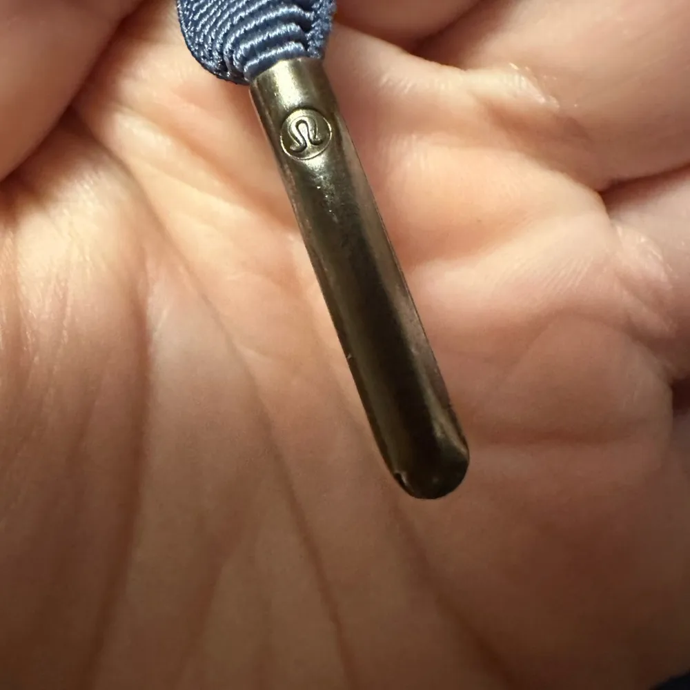 Lululemon Womens On The Fly Pants Size 4 Code Blue Ankle Tapered Pull On Logo - Image 3