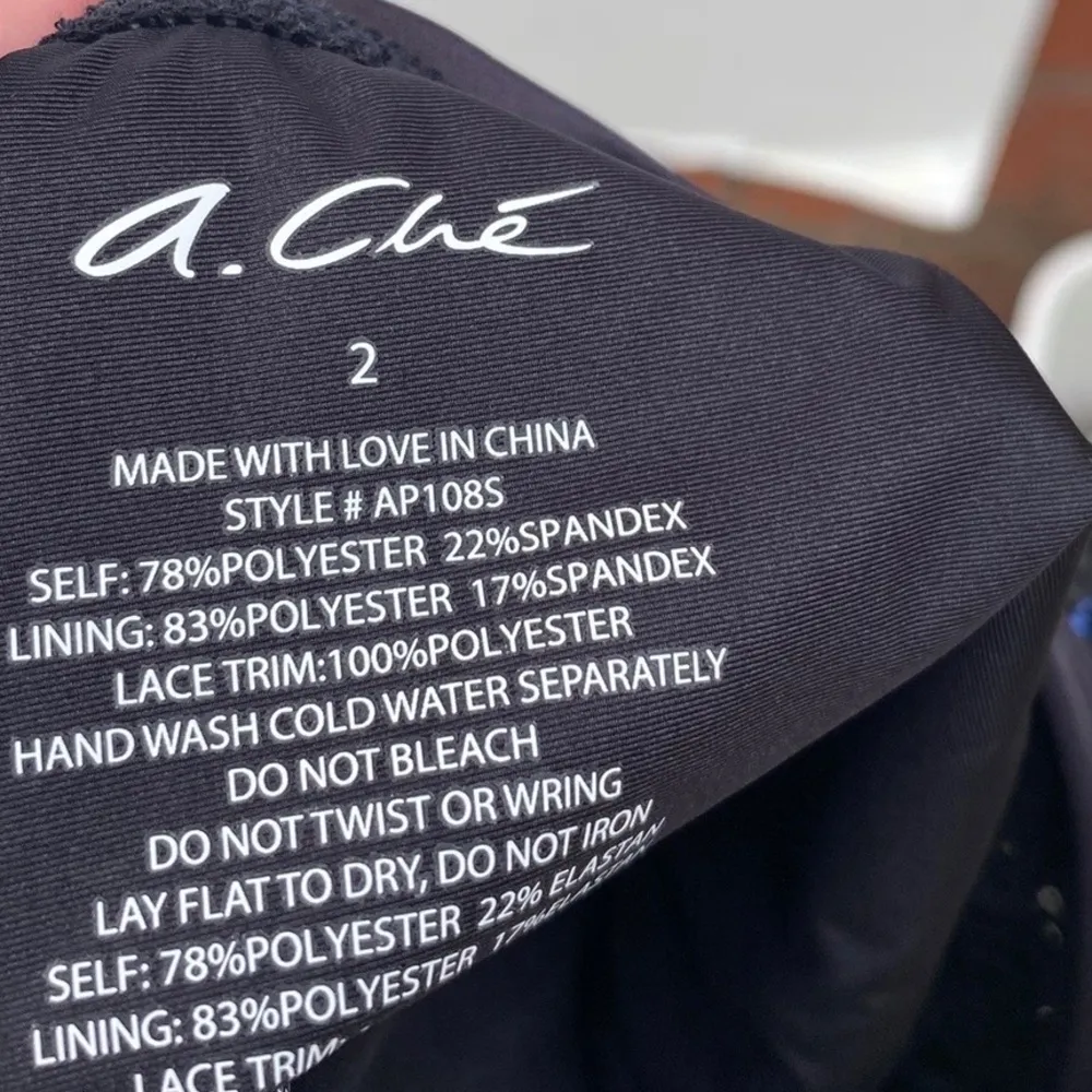 NWT A. Che Womens size 2 Simone Maillot One - Image 9