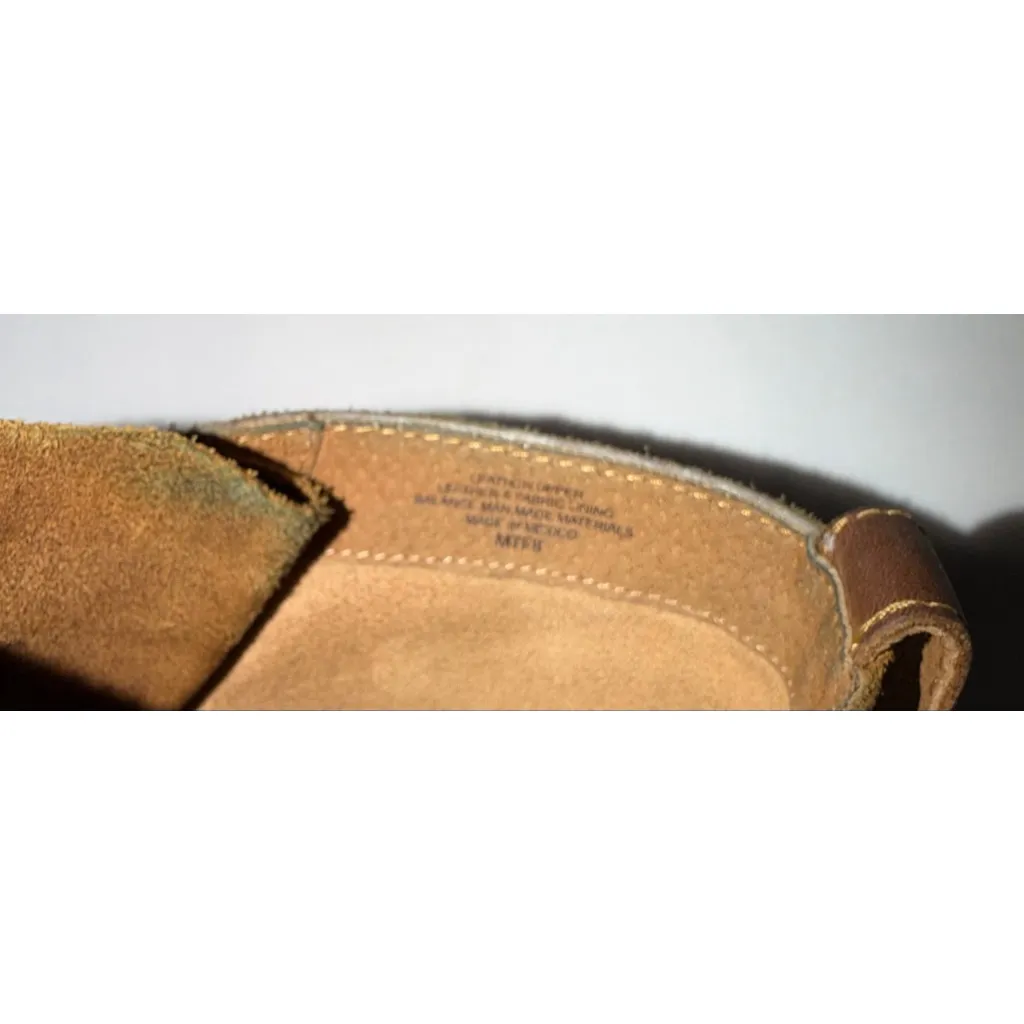 BØRN Temple Suede Leather Ankle Boot Boho Rustic Lace-Up Brown Women 7.5 Comfort - Image 5