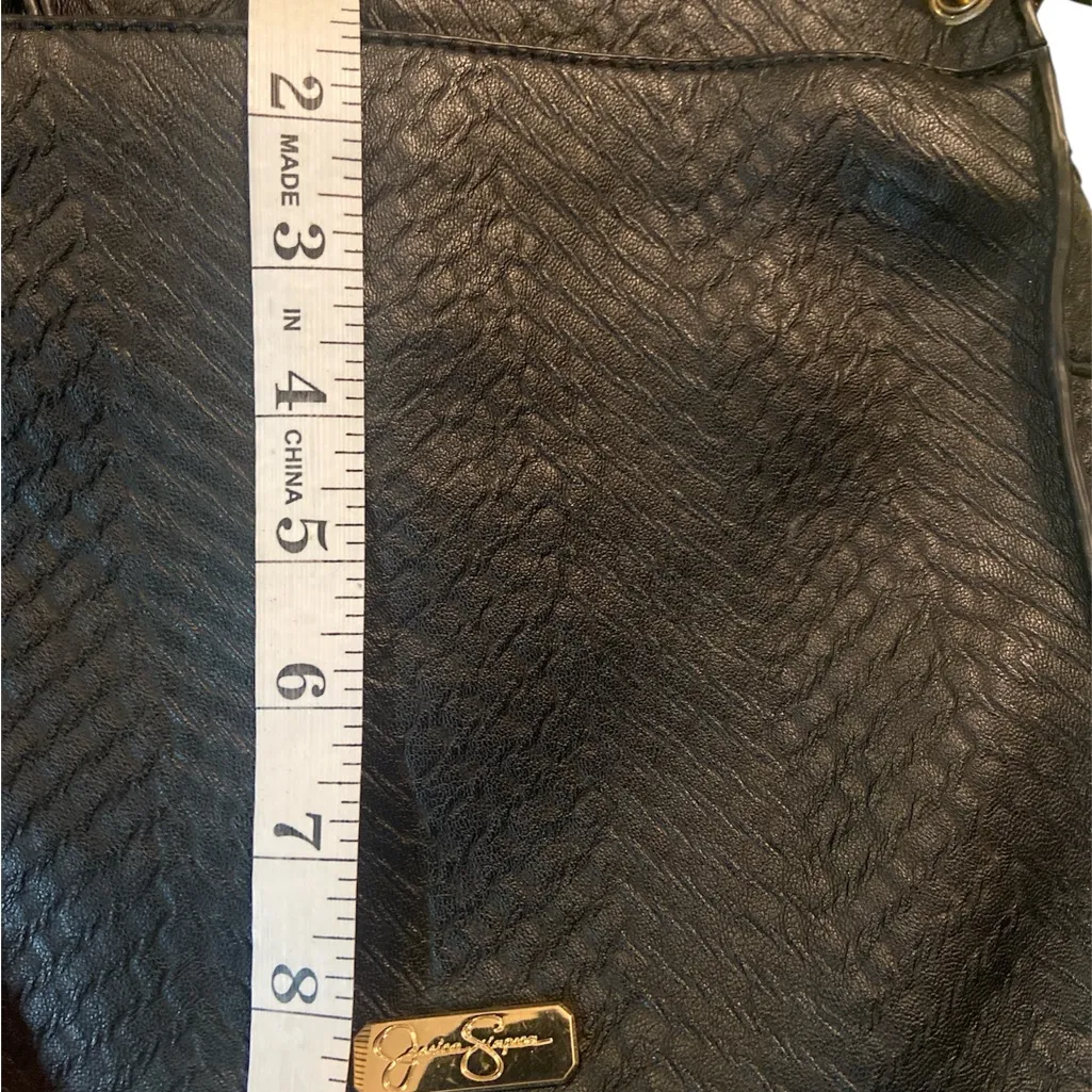 Jessica Simpson Black Crossbody Purse - Image 6