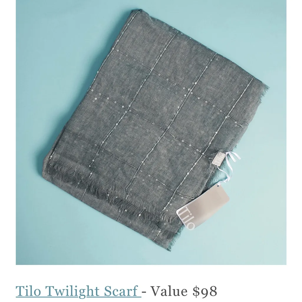 NWT Tilo Twilight Scarf‎ Gray - Image 3