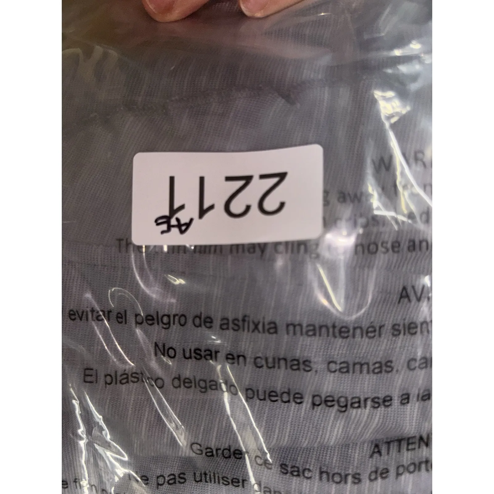 garnet hill small cotton/tencel long‎ sleeve gray puff sleeve top - Image 7