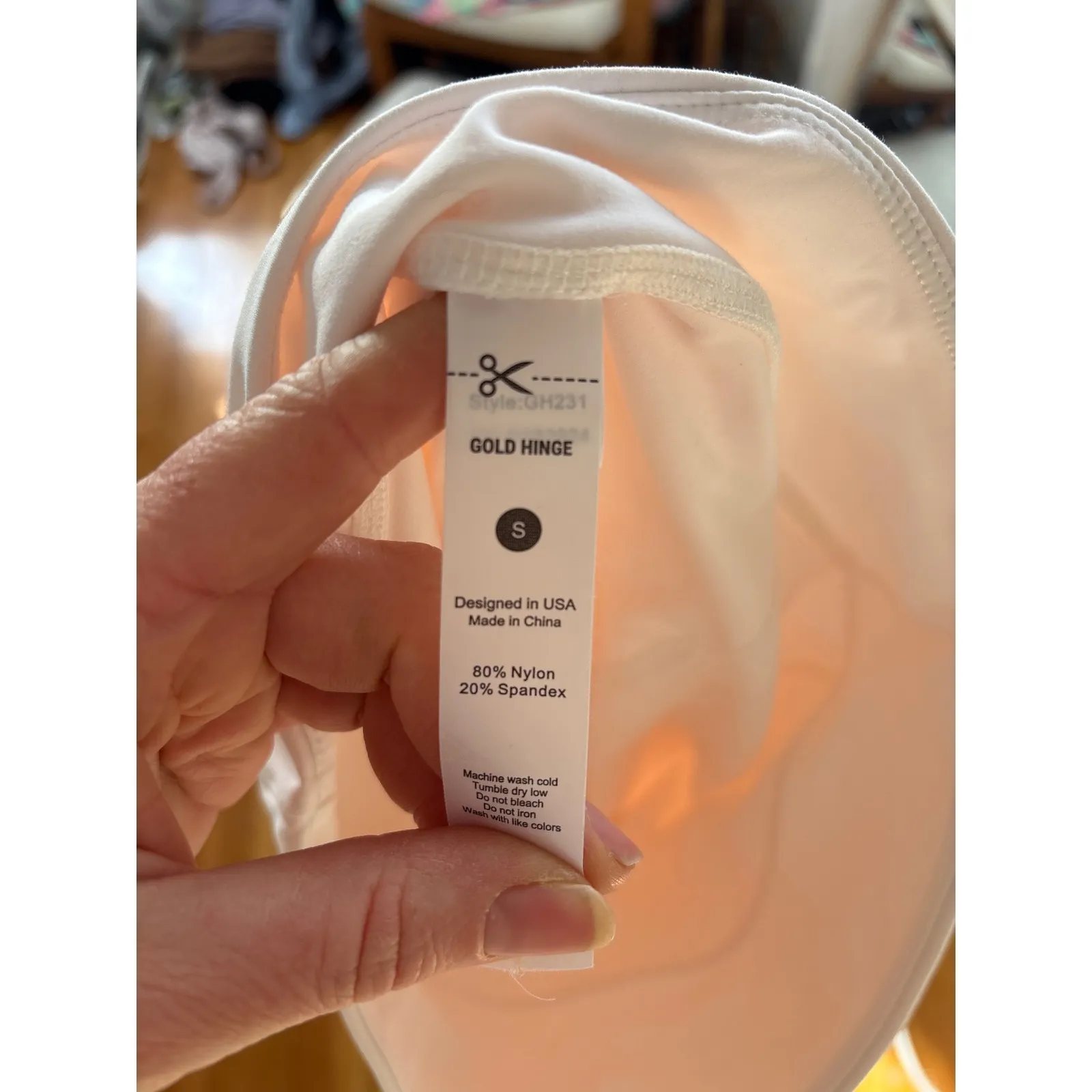 Goldhinge Skirt Peach Size Small Pink - Image 4