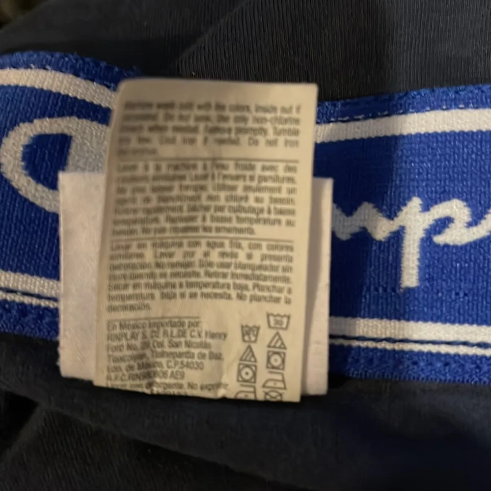 Champion Vintage 1990s Y2K Capri Length Dark Navy Blue Athletic Pants XL - Image 15