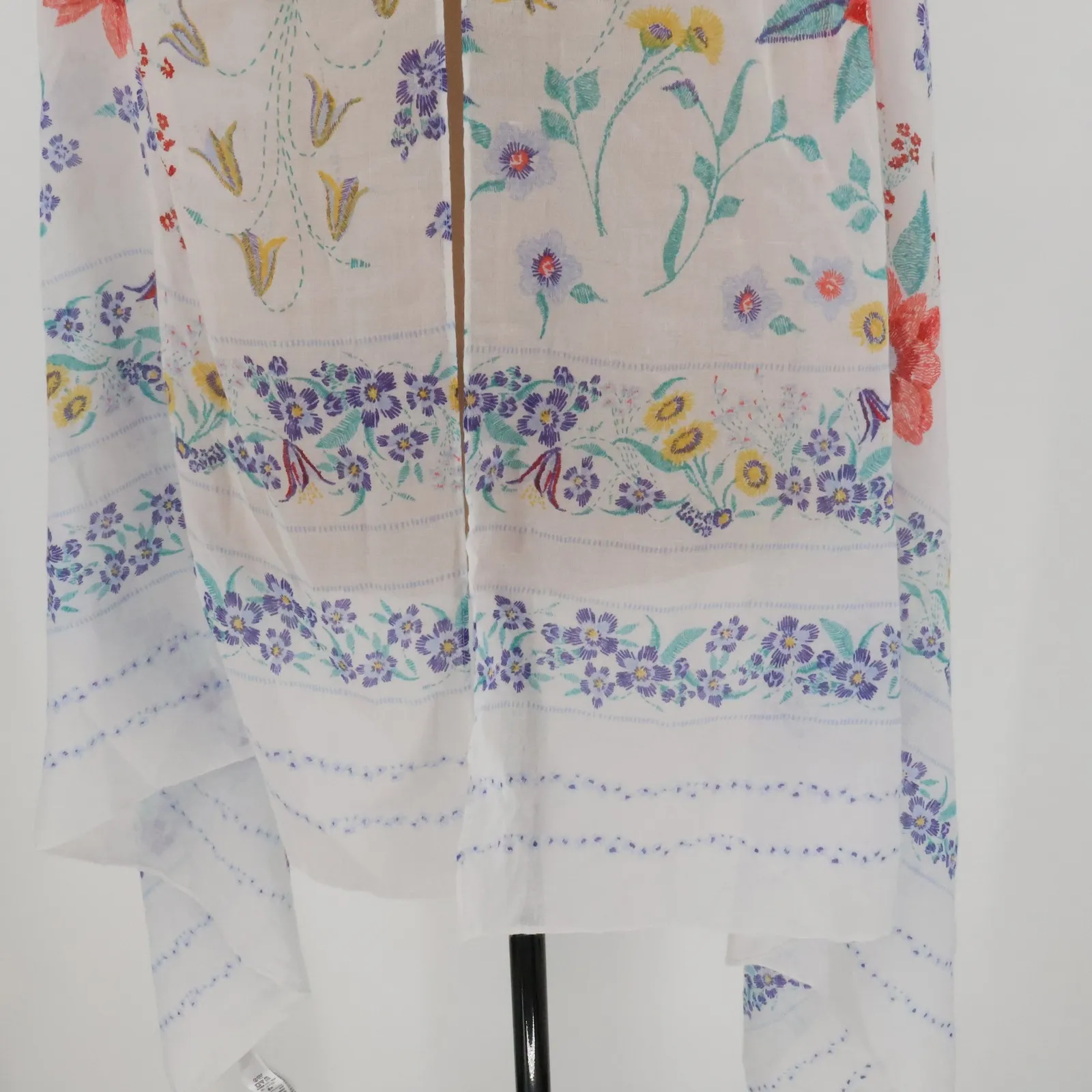 NWOT Old Navy‎ Floral Scarf Wrap Shawl Womens Cottage Boho Lightweight 72x32 - Image 8