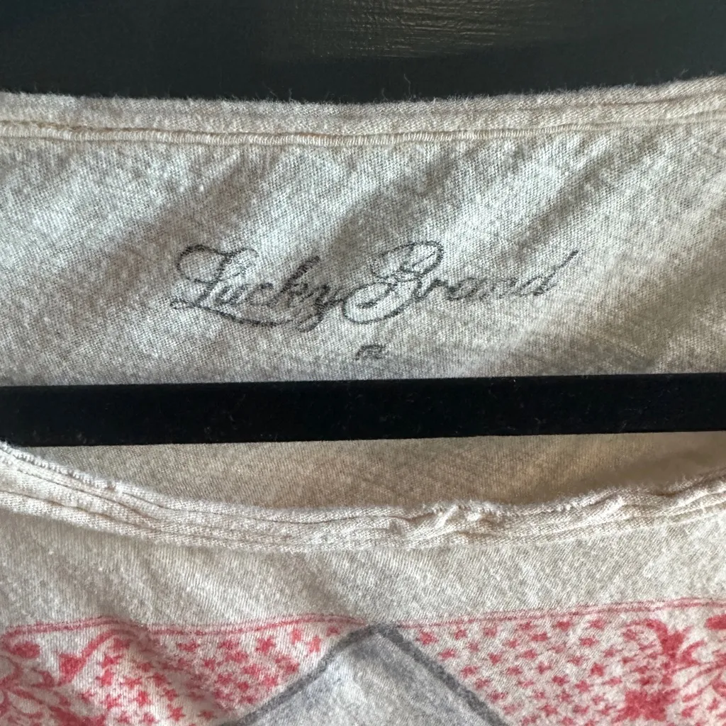 Lucky Brand  Beige Magic Graphic Tee - Image 3
