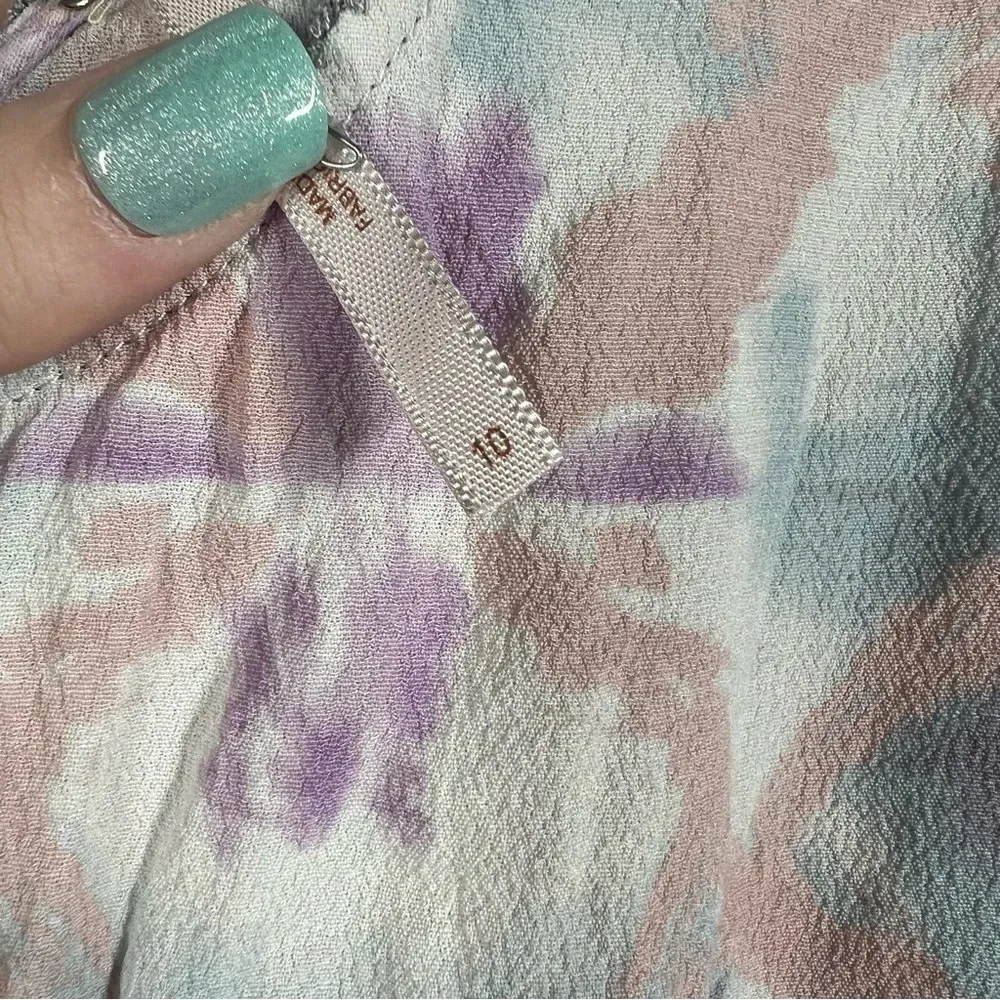 Free‎ People Pink Purple Tie Dye Mini Dress - Image 4