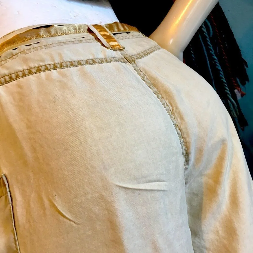 %100 SILK Drawstring bottom pants! Rare & no other - Image 8