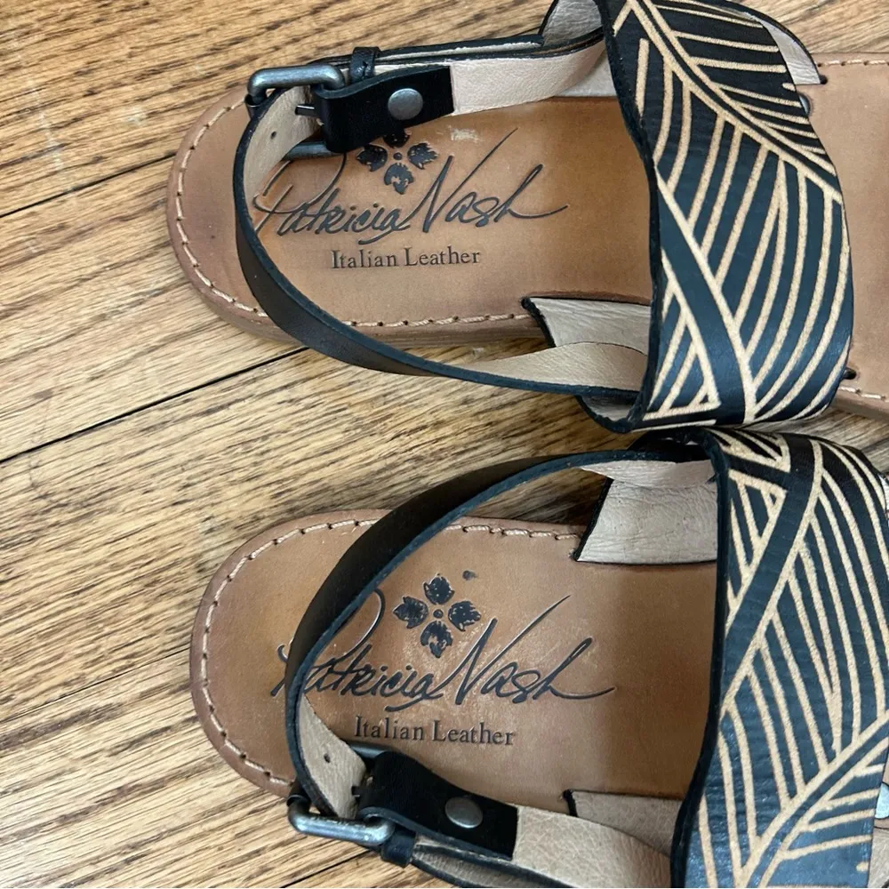 Patricia Nash | “Elda” Strappy Leather Sandals - Image 5