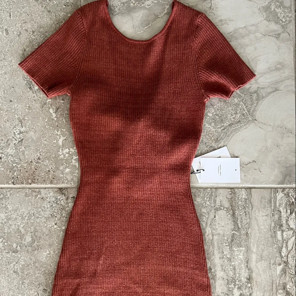 Naadam Reversible Cashmere Blend Ribbed Twist Dress Size XS NWT $325.00 - Image 12