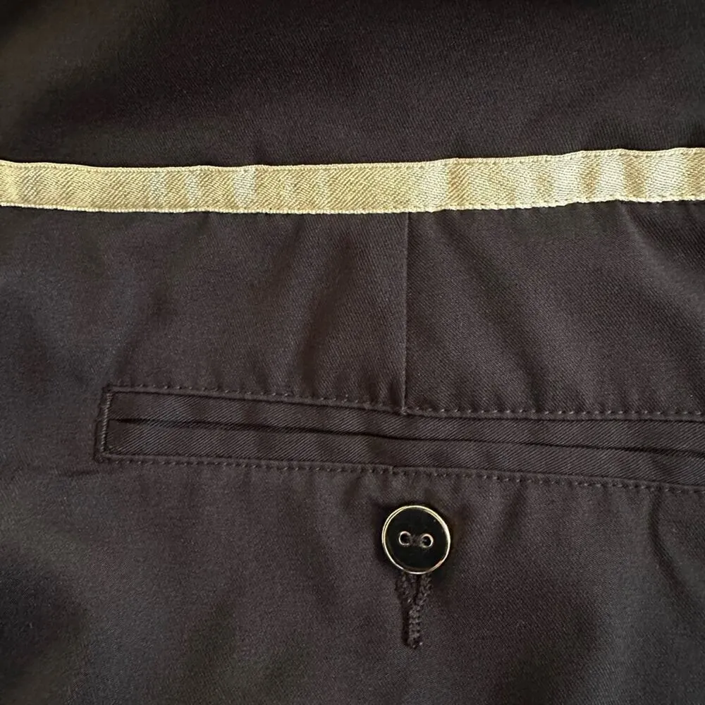 Lady Hagen Black Gold Skort Skirt Size 6 Glam Preppy Tennis Golf Vacation - Image 3