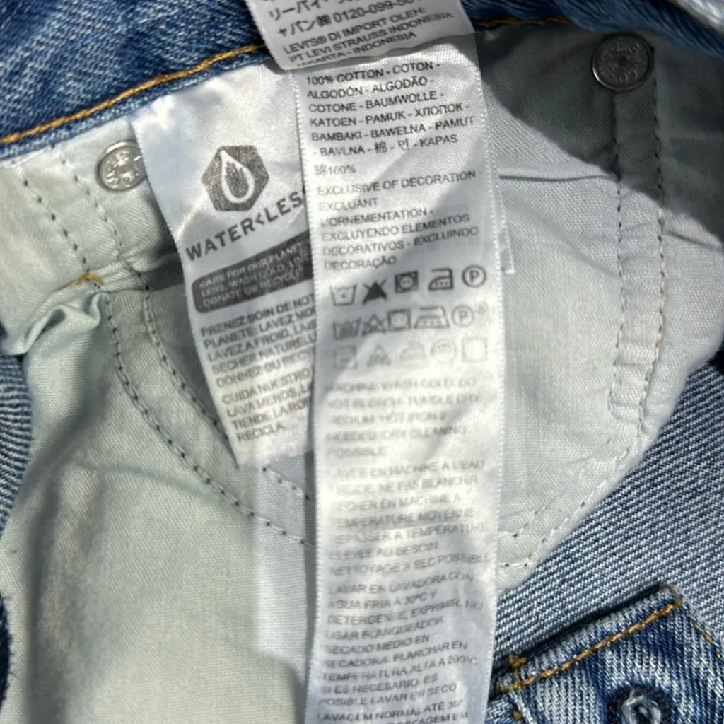 Levi’s Women’s Premium Icon Fit High Rise Straight Leg Ankle  Jeans Size 27 - Image 9