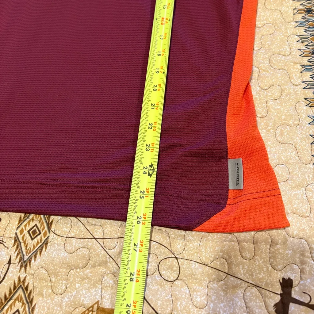 Nike Dri Fit Virginia Tech Hokies polo shirt women’s L (12-14) - Image 11