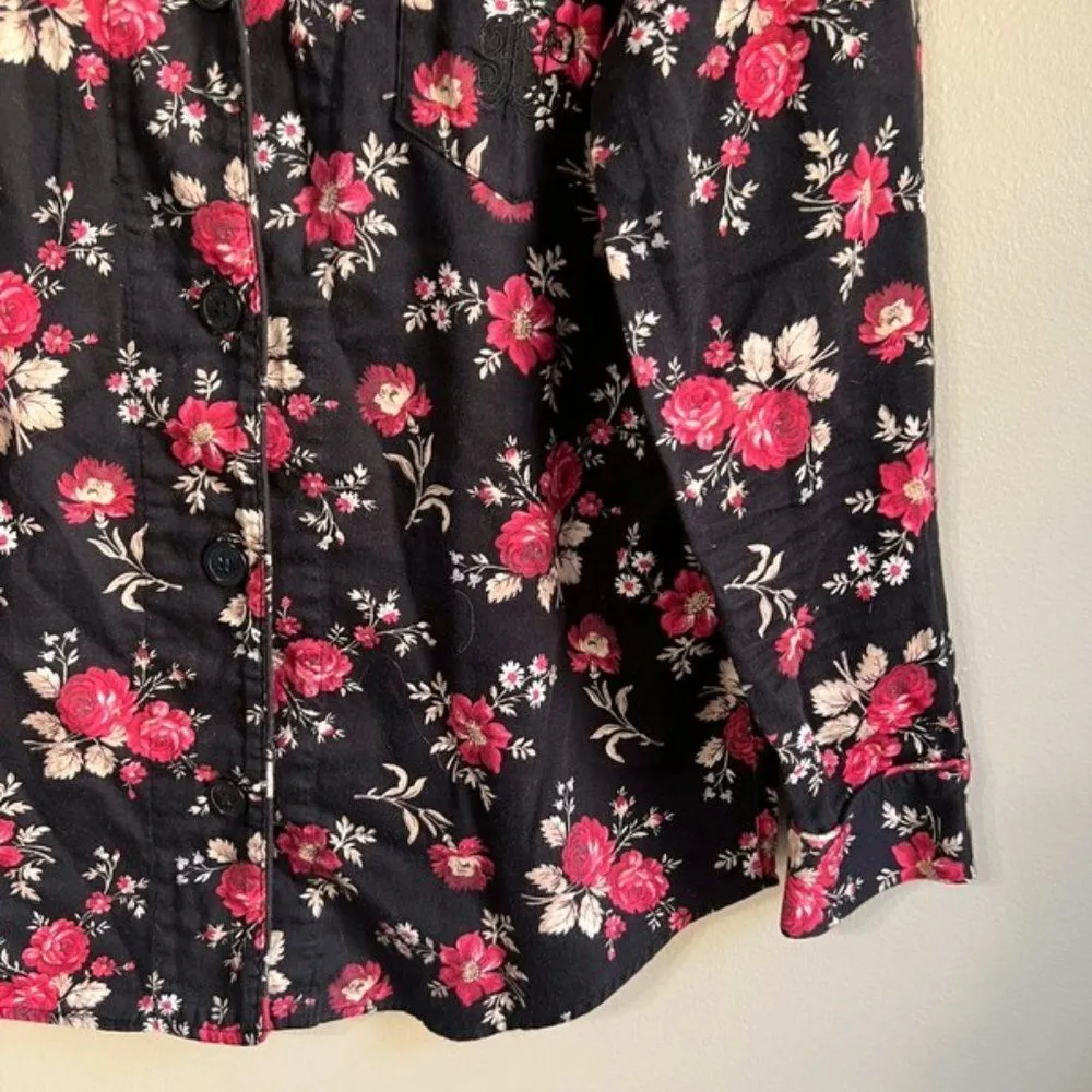 Ralph Lauren medium floral  blouse - Image 3
