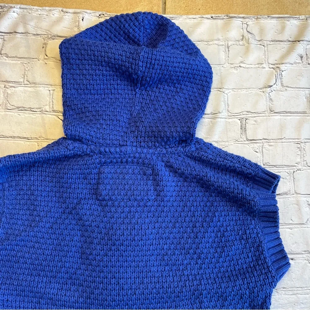 O’Neill Hooded Knit Sweater Dress Blue Women’s Small Surf Coverup Beach Travel - Image 8