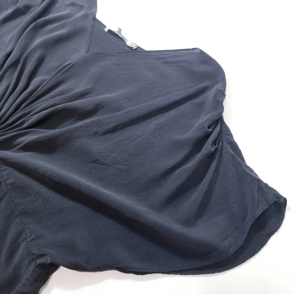 Collective Concepts Knotted Silk Black Dress - Image 4