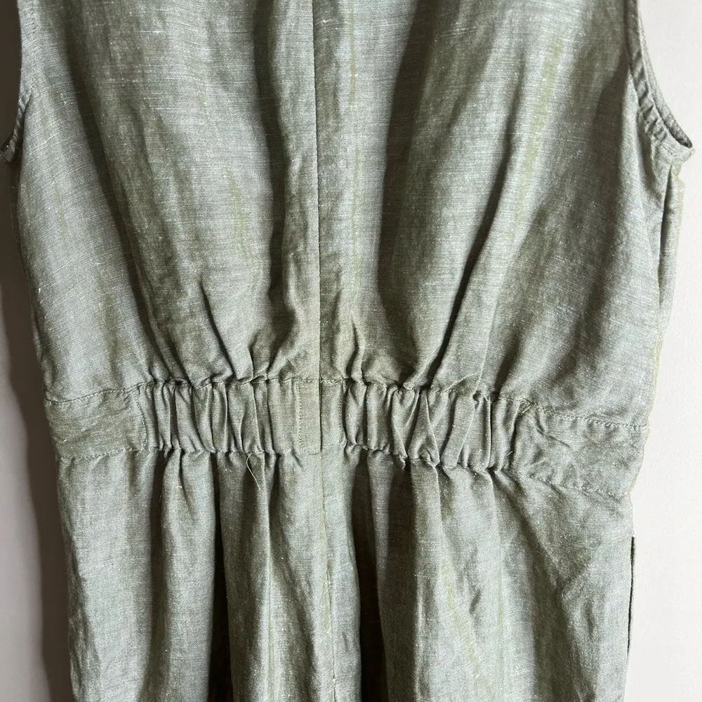 Madewell  linen jumpsuit romper size 6 - Image 16