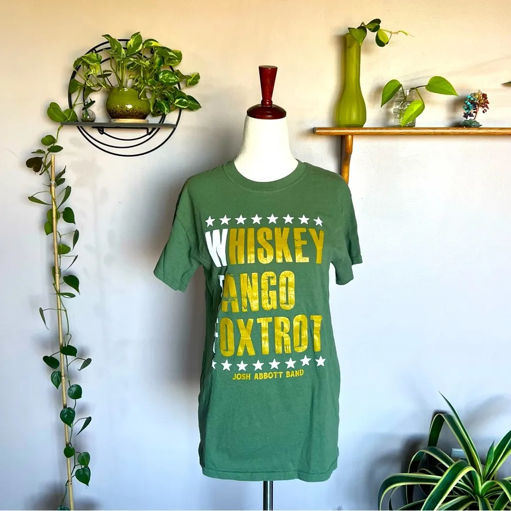 NWOT Josh Abbott Band Whiskey Foxtrot Tango (WTF) Concert Shirt - Image 3