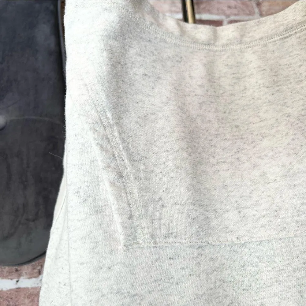 LOFT Oatmeal Hooded Poncho Sweatshirt XS/S - Image 5