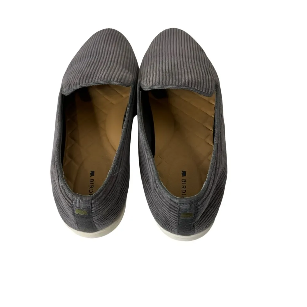Birdies The Swift Charcoal Gray Corduroy Slip On Shoes 10 - Image 5