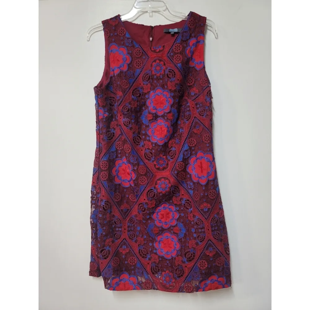 Anthropologie Eva Franco Eyelet Mini Dress size 6 - Image 5