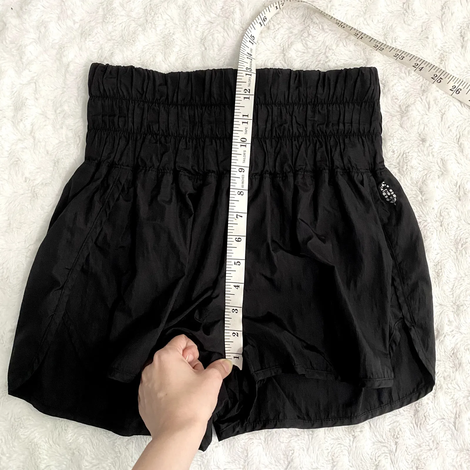 Free People Movement Black The Way Home High Rise Athletic Running Shorts M - Image 10
