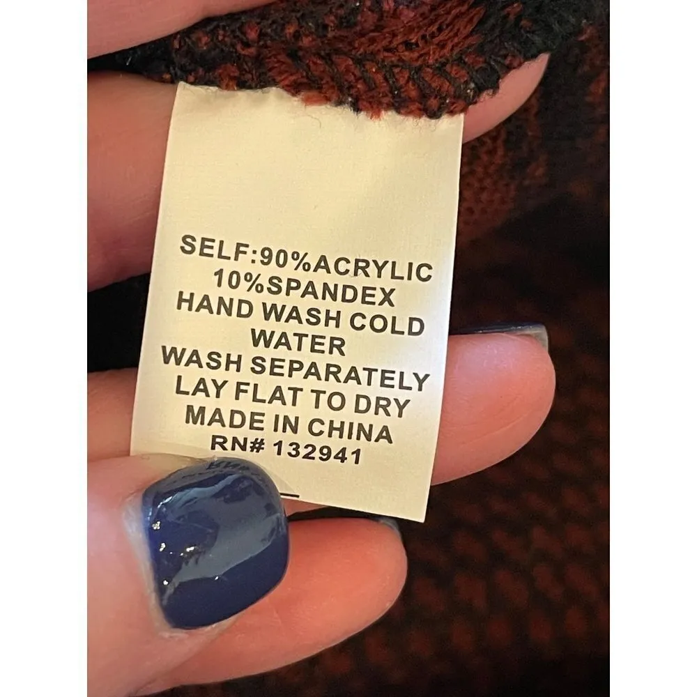 Amanda Uprichard Black And Red‎ Knit Keyhole Mock Neck Sweater Dress Size M - Image 8