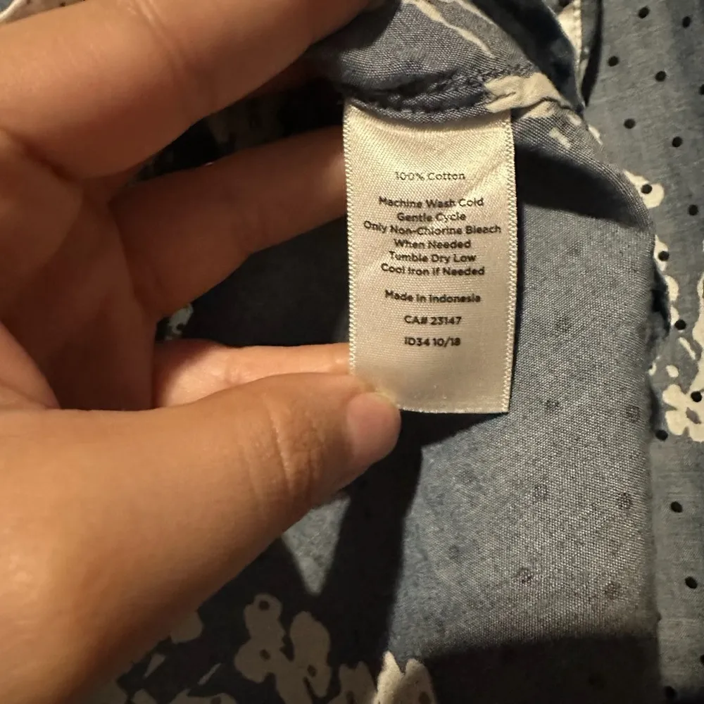 Floral Blue Women's Top - Image 3