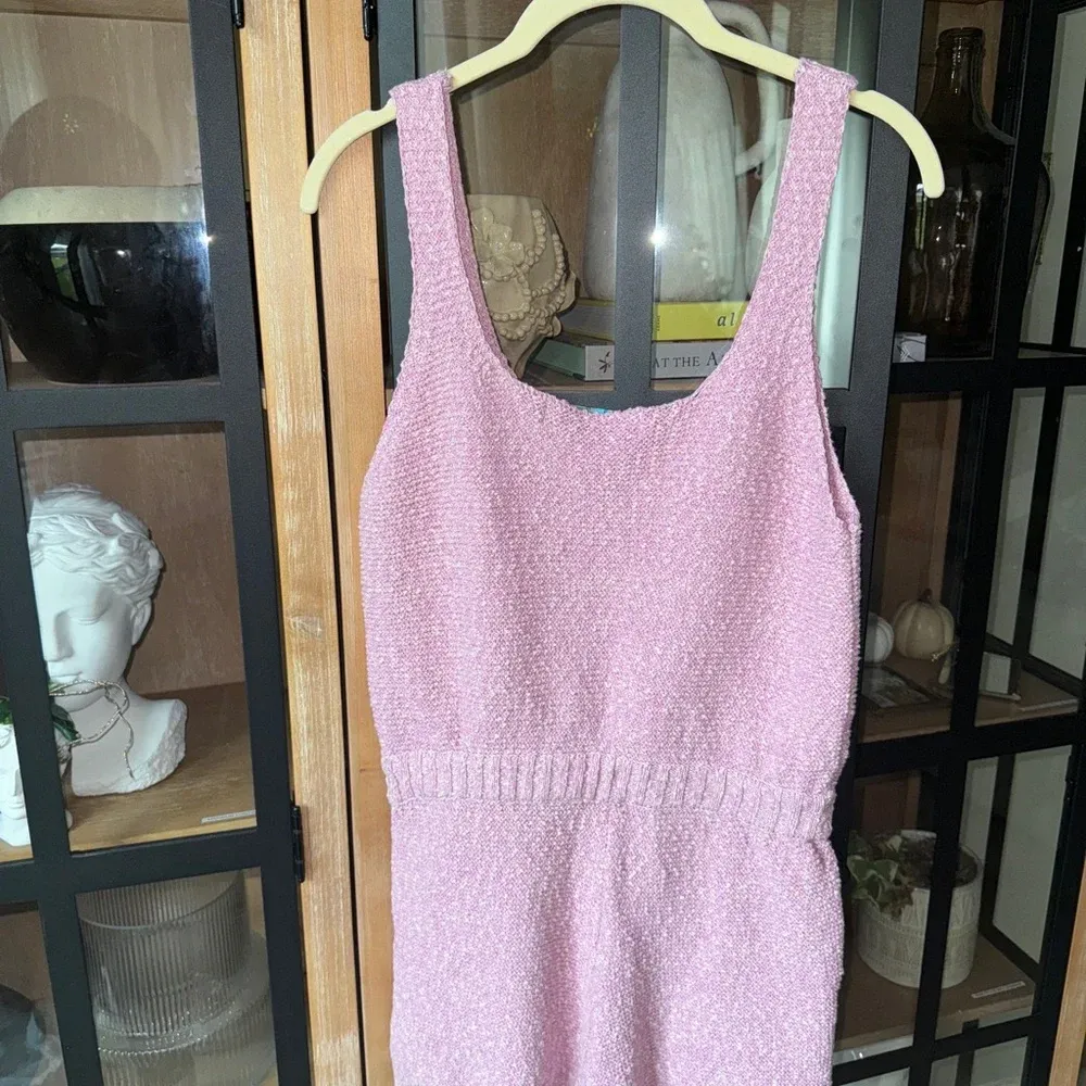 Free People FP Beach Declan sweater romper knit onesie pockets textured - Image 5