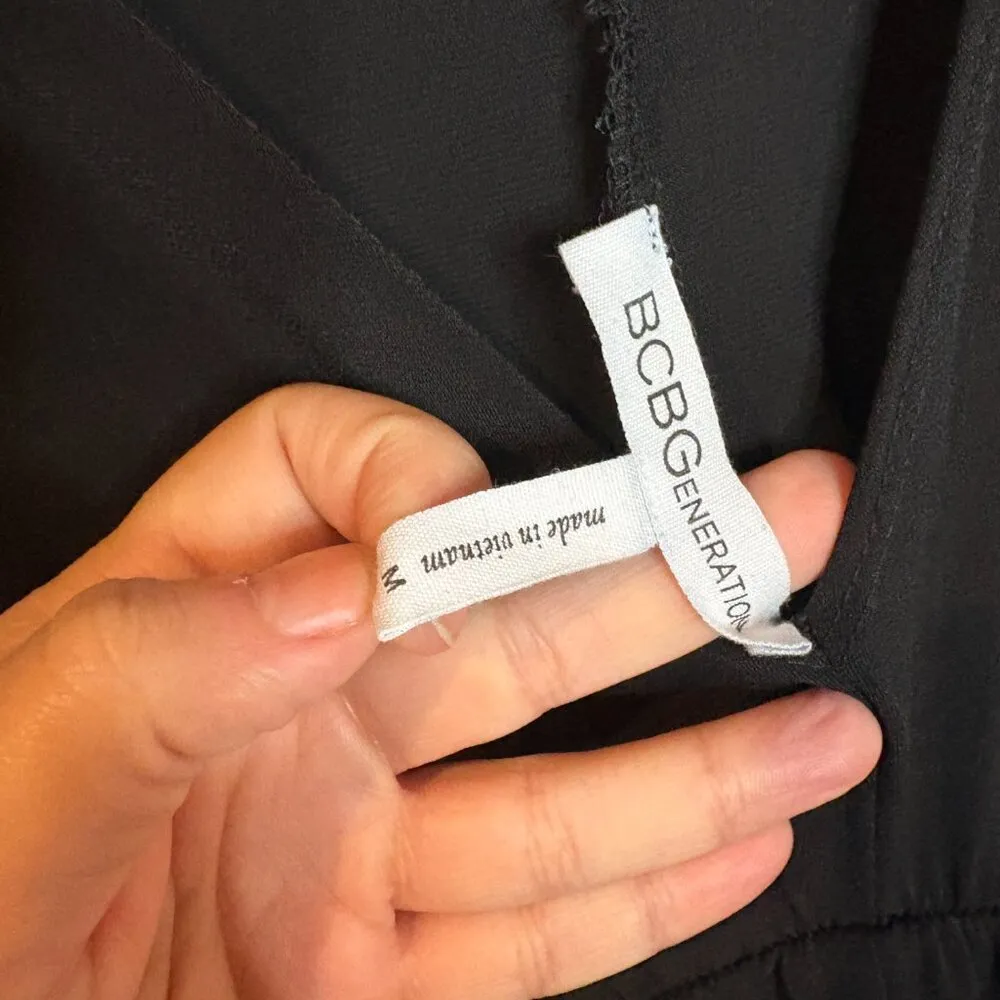 BCBGeneration black sleeveless jumpsuit - Image 3