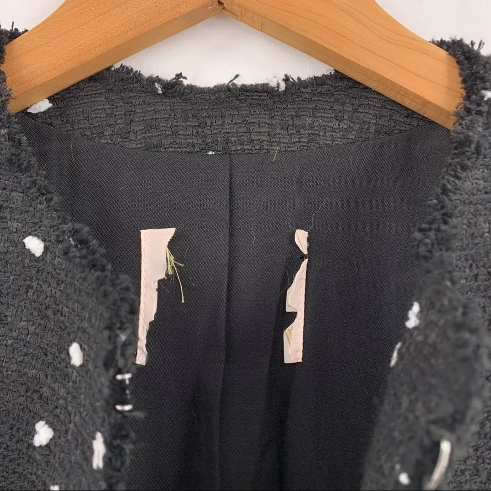 Rebecca Taylor black white‎ jacket S - Image 3