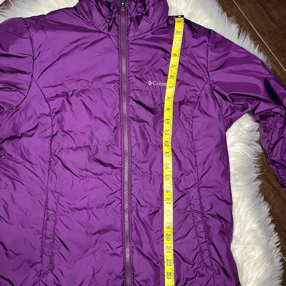Columbia thermal coil purple Jacket Sz large - Image 8