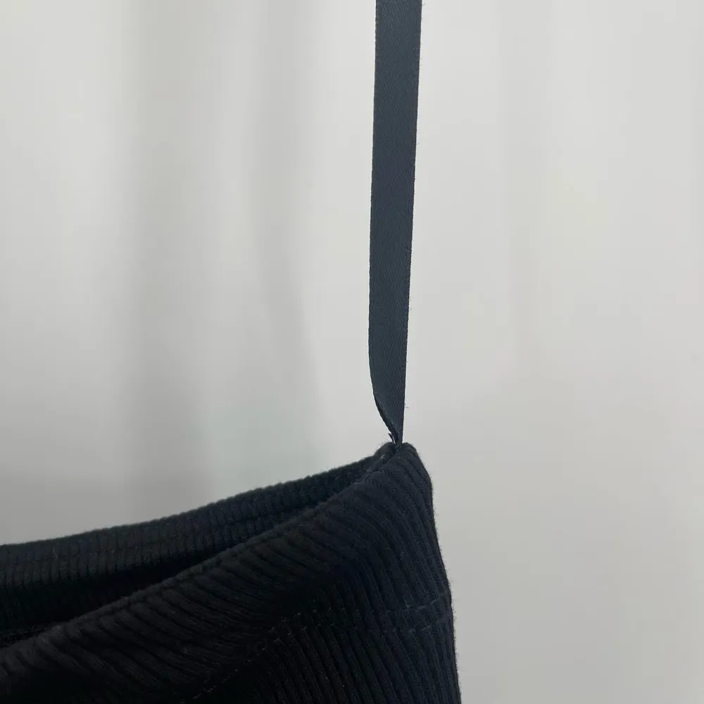 LNA CLOTHING Dress Size 1X Plus Size Milou One Shoulder Ribbed Black Curvy NWT - Image 10