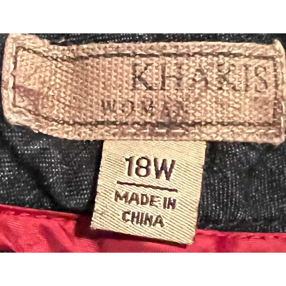 Khakis Woman Jeans Size 18W 29" Long x 19" Waist‎ x 12" Rise Blue - Image 3