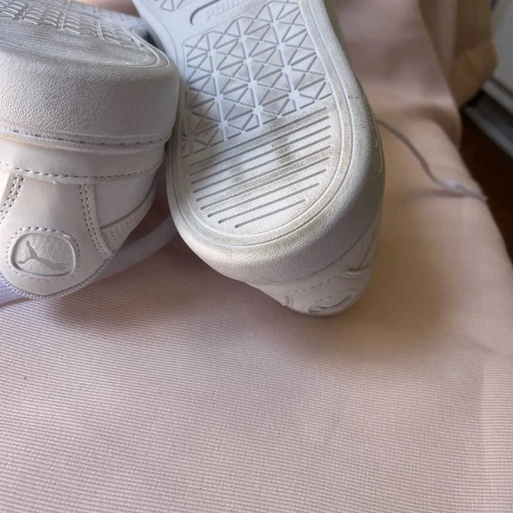 Puma Classic White Lace-Up Sneakers - Image 8