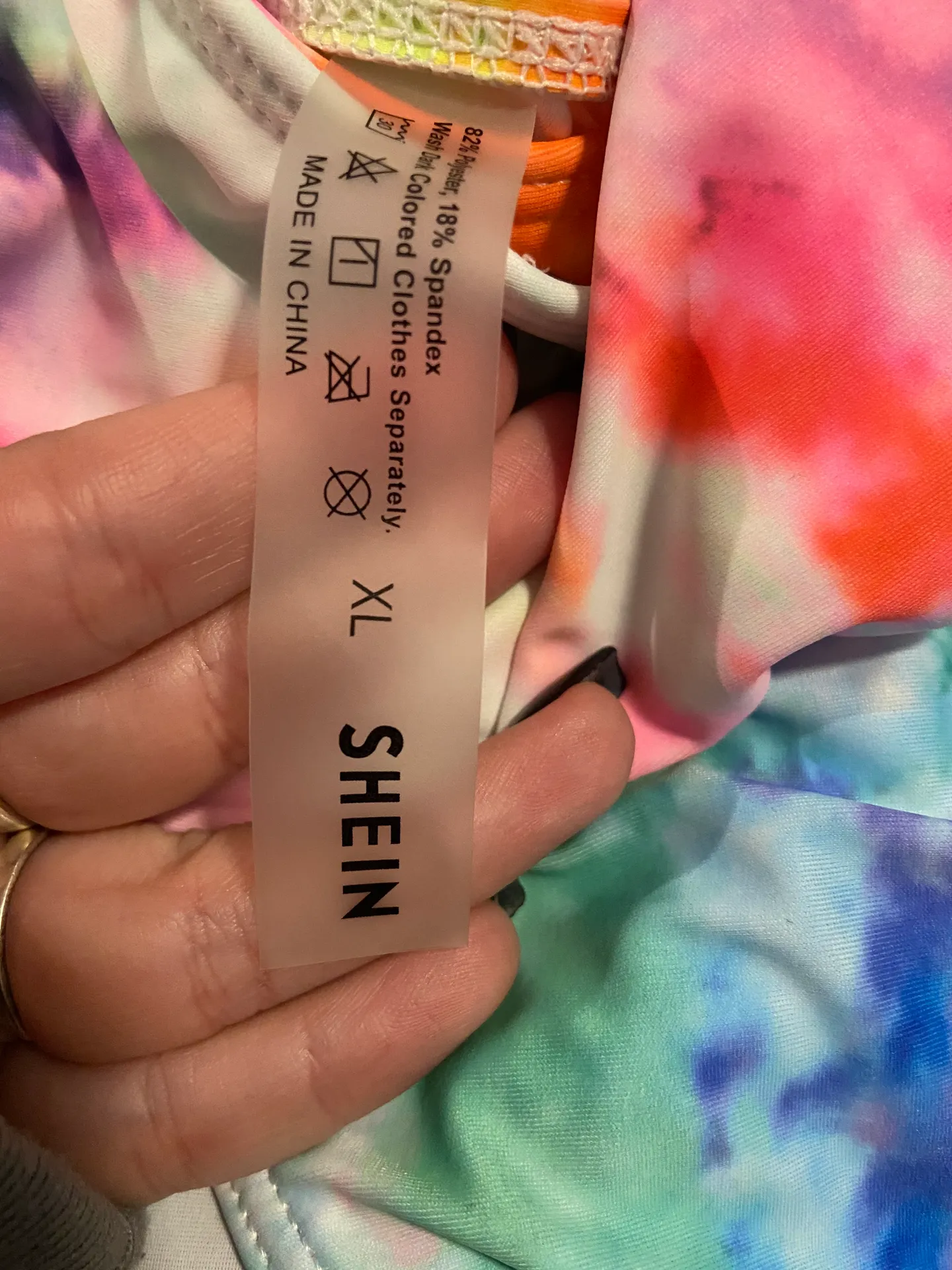 SheIn Tie Dye Bikini - Image 6