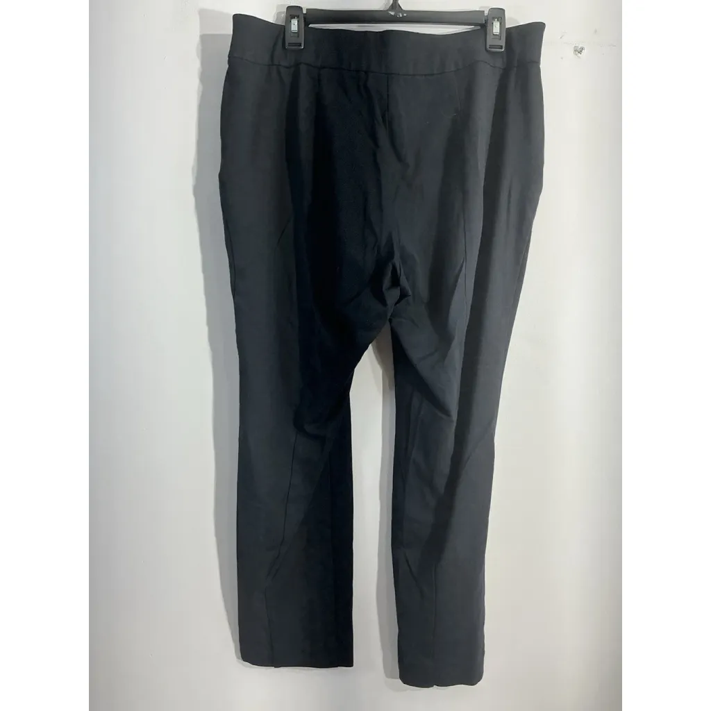 Womans Lane Bryant Pull On Pants 14/16 Reg Black Casual - Image 2