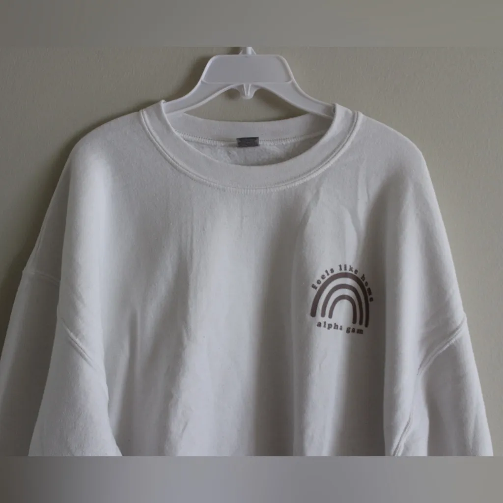 Alpha Gamma Delta Crewneck Sweatshirt XL - Image 2