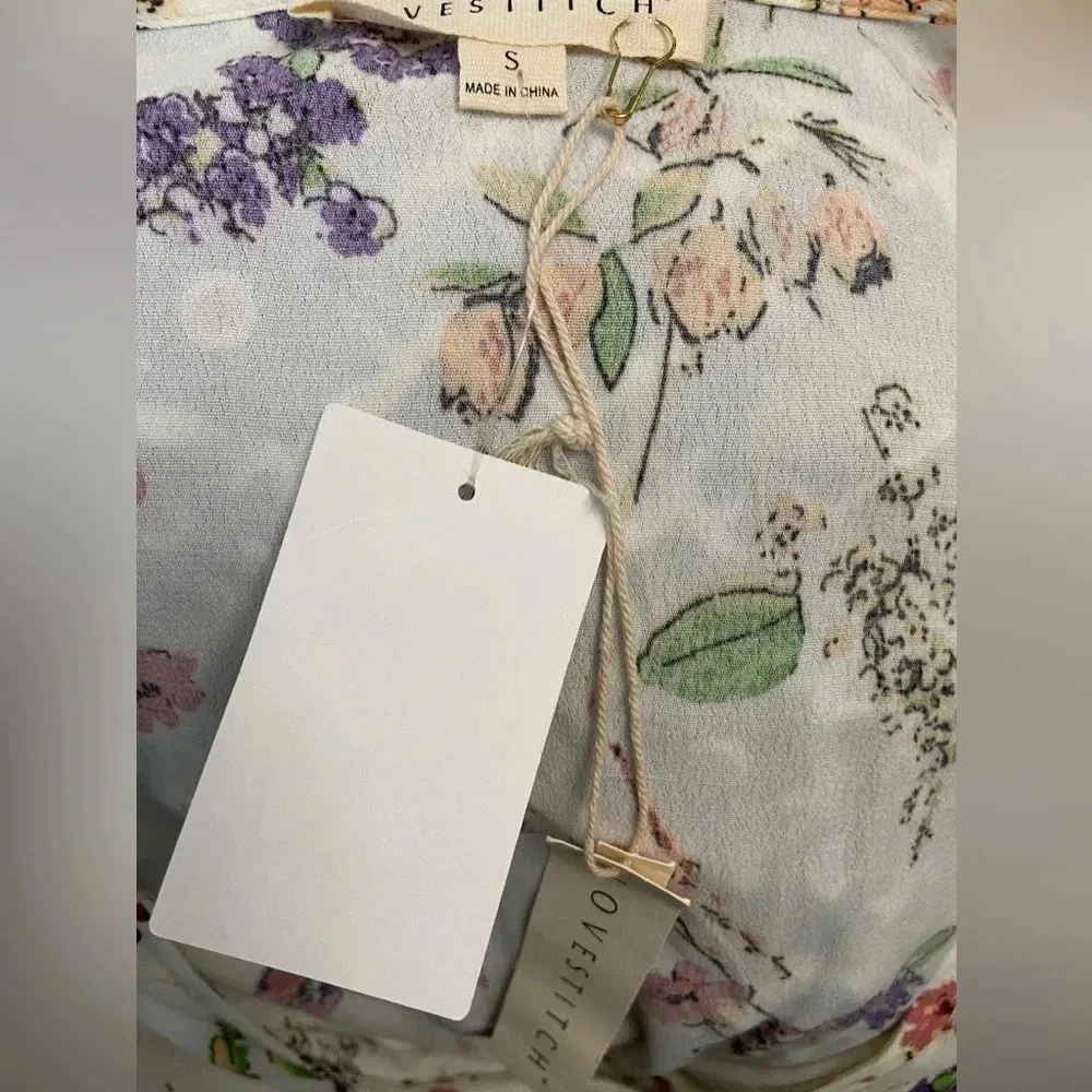 Lovestitch Tasha‎ Flutter Sleeve Mini Dress Size Small NWT - Image 6