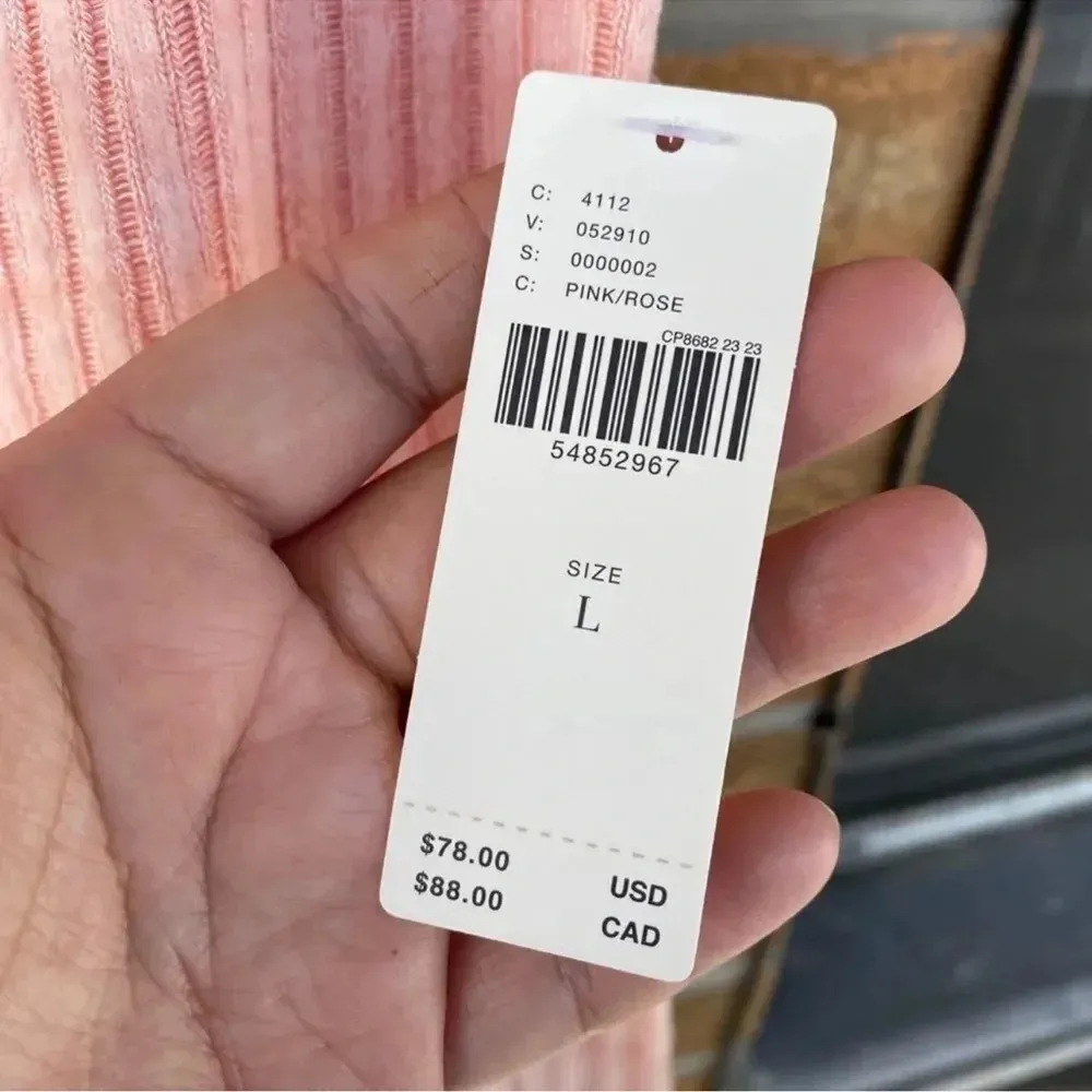 Anthropologie maeve sweater large in pink NWT - Image 6