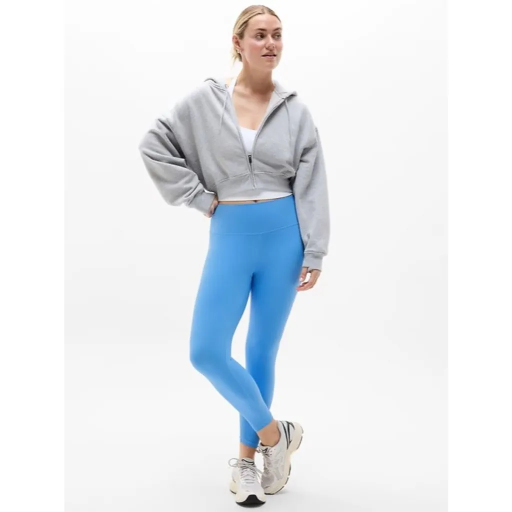 New Athleta M Transcend 7/8 Leggings Cornflower Blue Medium - Image 4