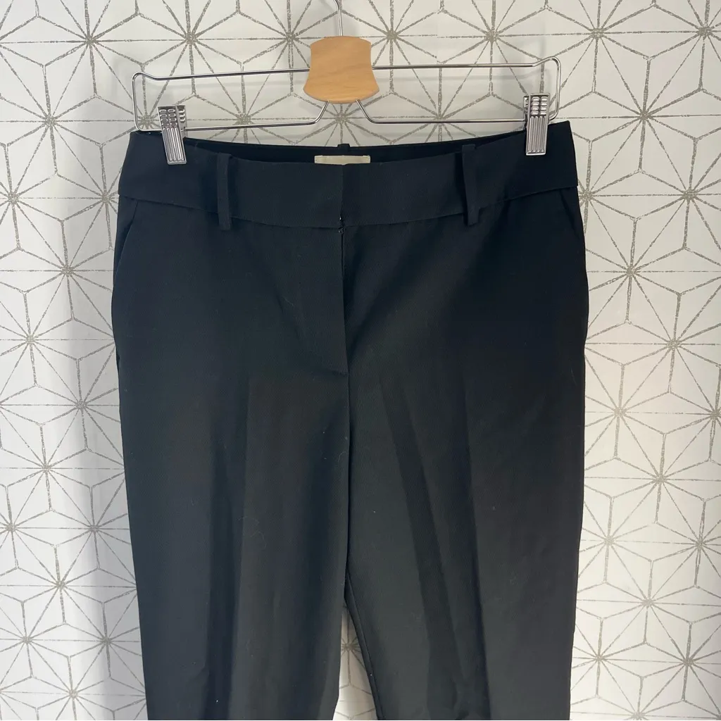Sezane Black Twill Dress Pant - Image 3
