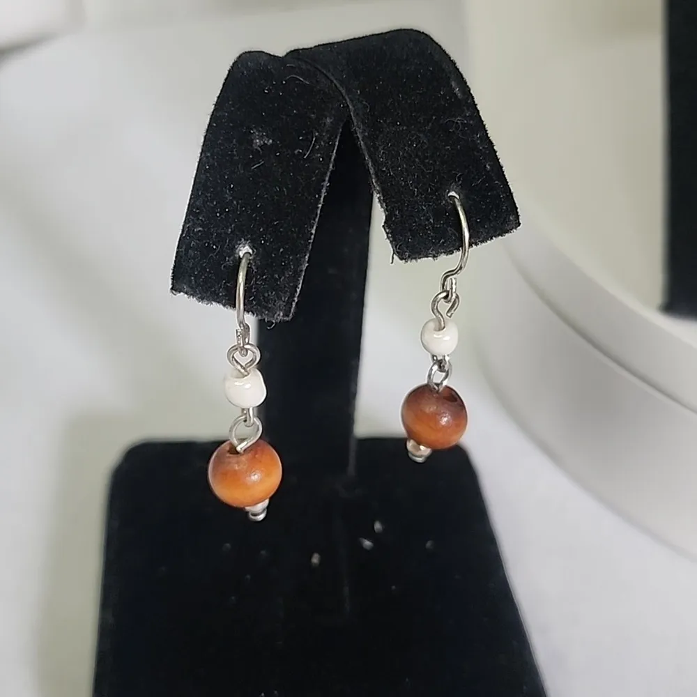 Oori Boho 3 Necklace Set with Tassel New Pink - Image 7